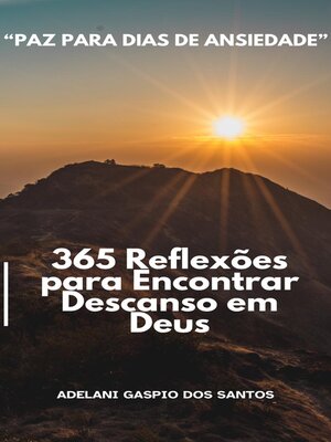 cover image of "Paz para Dias de Ansiedade"